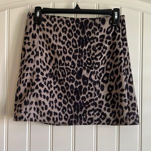 Lavish animal, print mini skirt